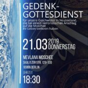 Gedenkveranstaltung für die Opfer des Terroranschlags in Neuseeland